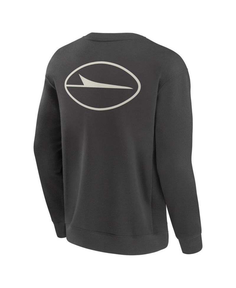 Men's Charcoal New York Jets Elements Future Ground Lettering Pullover Sweatshirt