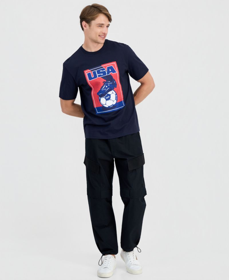 Men's Relaxed-Fit Football T-Shirt