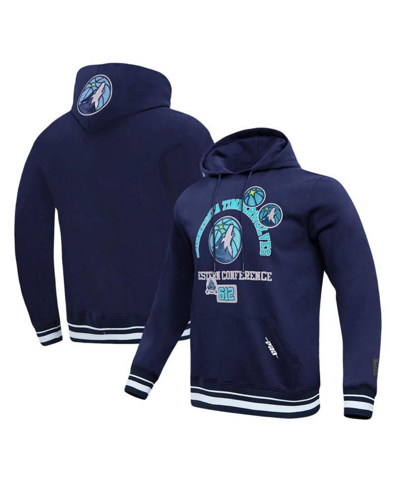 Men's Navy Minnesota Timberwolves Area Code Pullover Hoodie