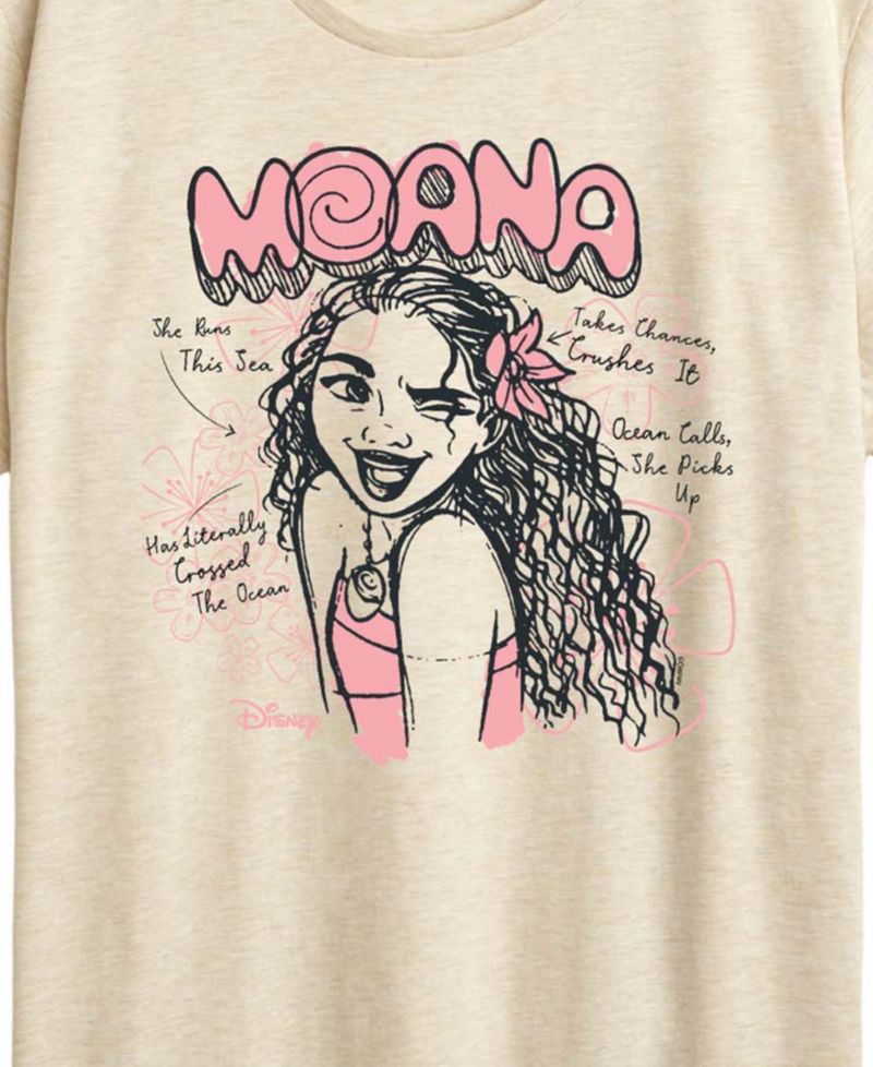 Plus Size Moana Sketch Graphic T-Shirt