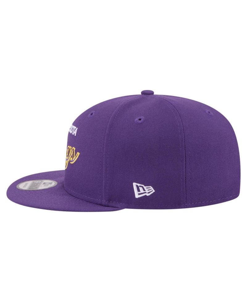 Men's Purple Minnesota Vikings Core Team Script 9FIFTY Snapback Hat