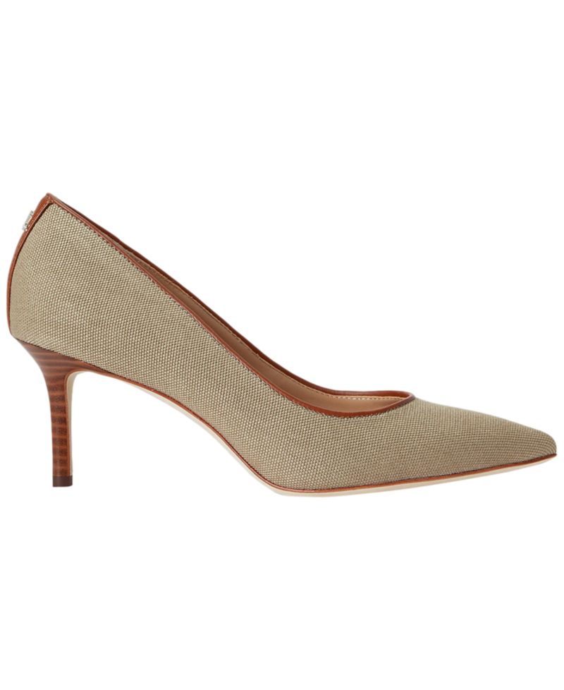 Women's Lanette Washed Canvas Slip-On Pumps