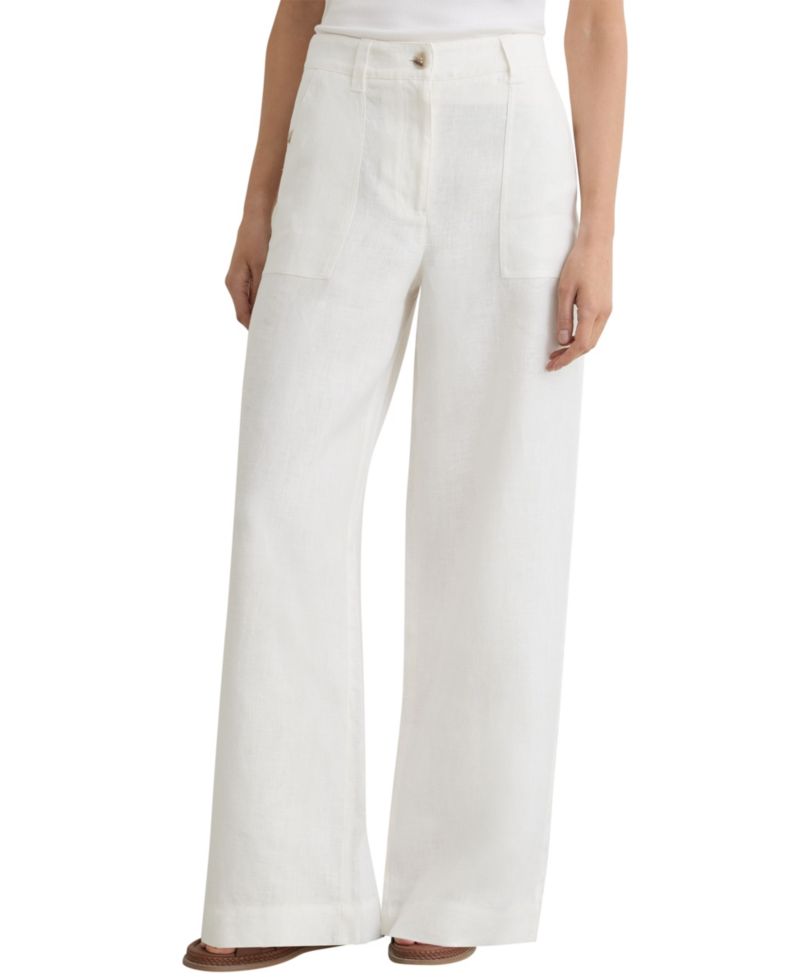 Women's Ashby Wide-Leg Linen Pants
