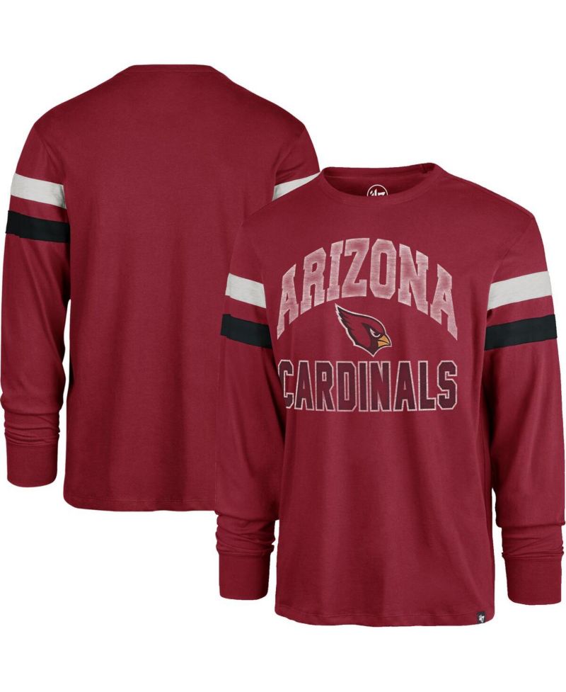 Men's Cardinal Arizona Cardinals Irving Long Sleeve T-Shirt