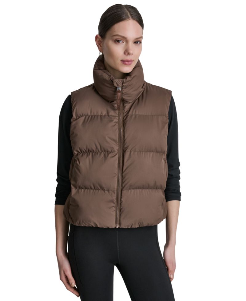 Women's Mock Neck Puffer Vest