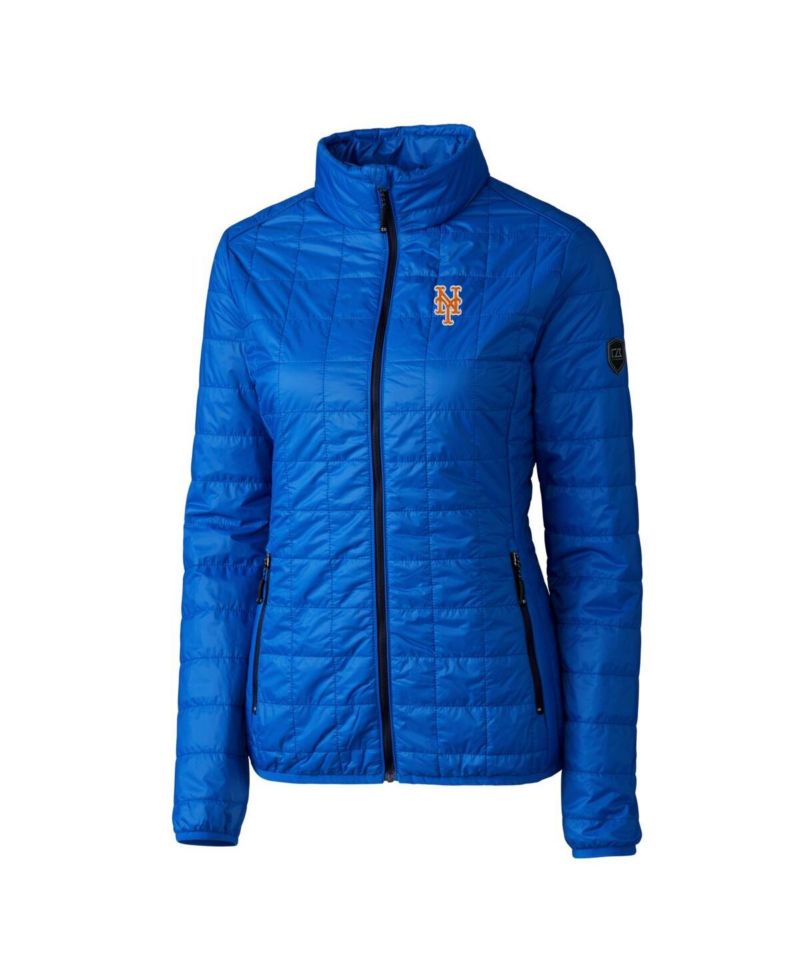 Women's Royal New York Mets Rainier PrimaLoft Eco Full-Zip Puffer Jacket