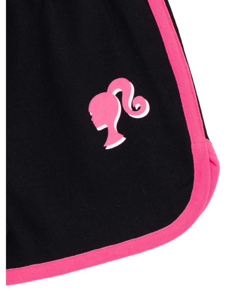 Girls French Terry T-Shirt and Active Retro Dolphin Shorts Outfit Set