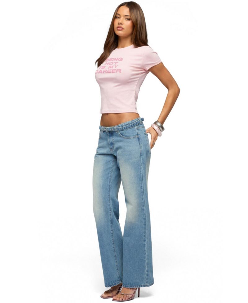 Women's Full Time Hot Girl T Shirt