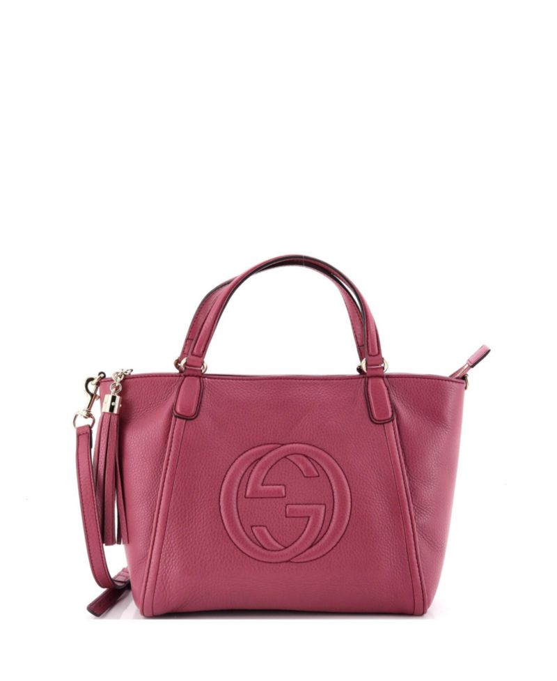 Small Soho Convertible Top Handle Bag Leather