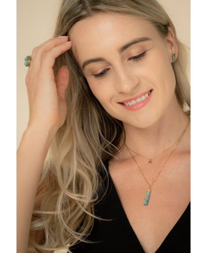 Brayden Turquoise Pendant Necklace