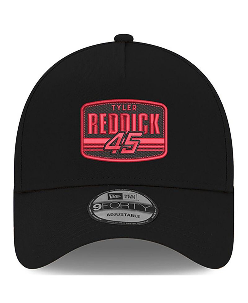 Men's Black Tyler Reddick 9FORTY A-Frame Patch Adjustable Hat