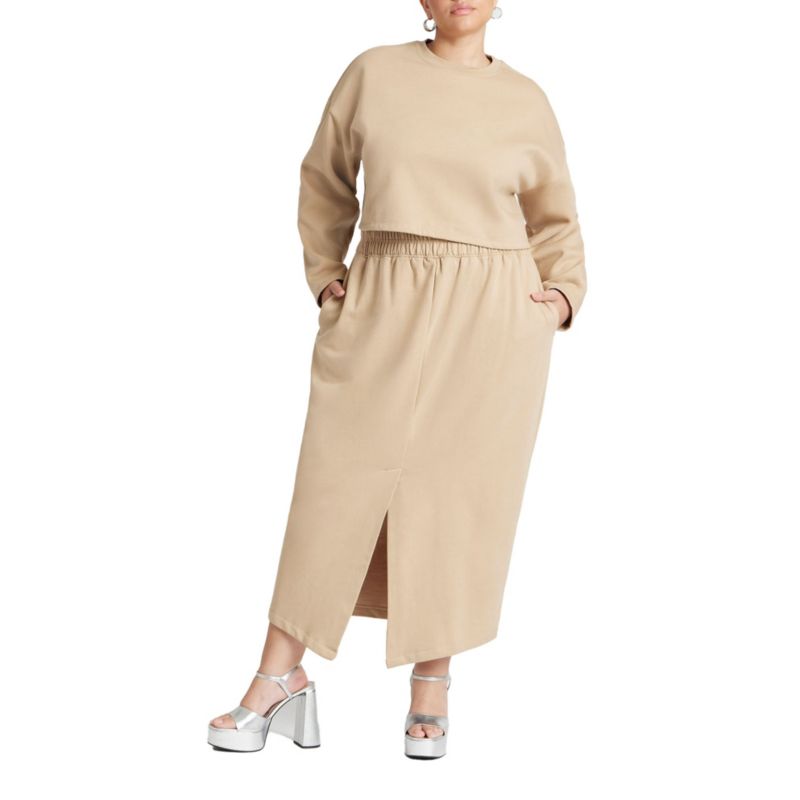 Women's Oversized Cropped Sweatshirt