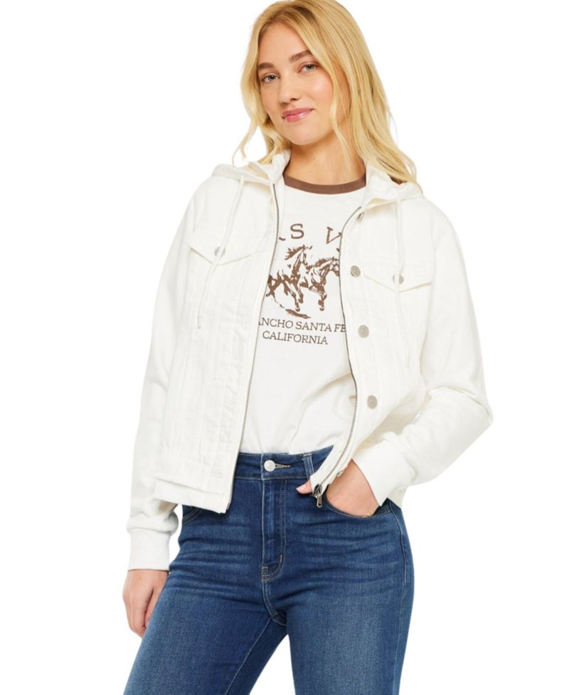 Women's Eleni Hooded Denim Jacket