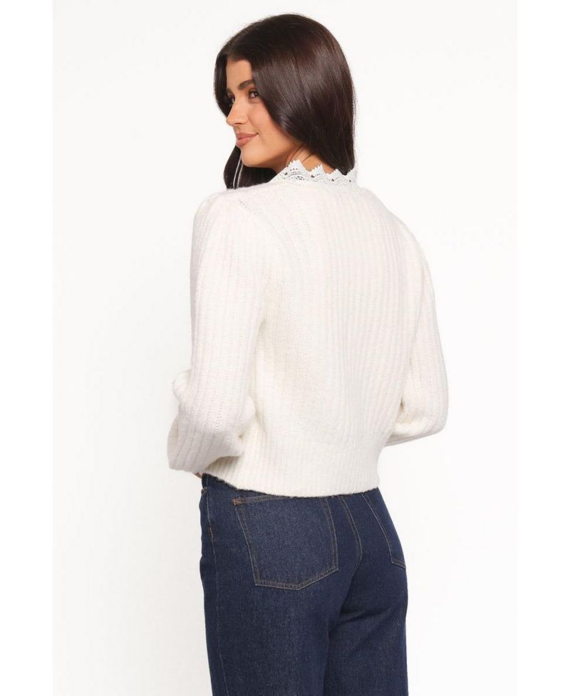 Women's Silvie Lace Front-Tie Cardigan