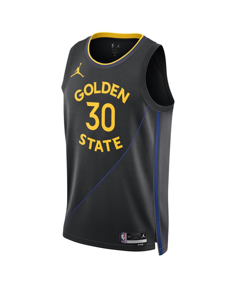 Men's and Women's Stephen Curry Black Golden State Warriors 2024/25 Swingman Jersey - Statement Edition