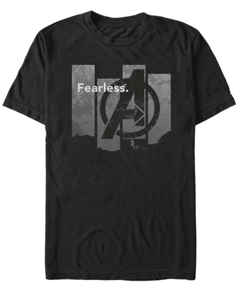 Marvel Men's Avengers Endgame Fearless Panel, Short Sleeve T-shirt