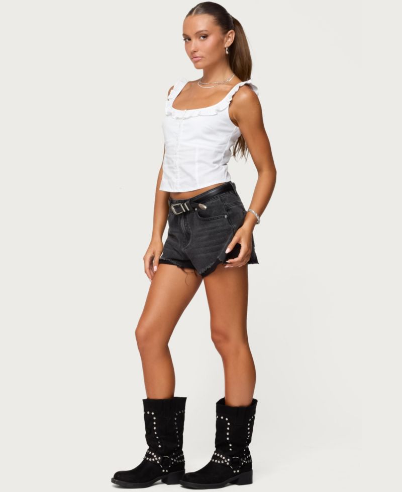 Women's Fern Mid Rise Denim Shorts