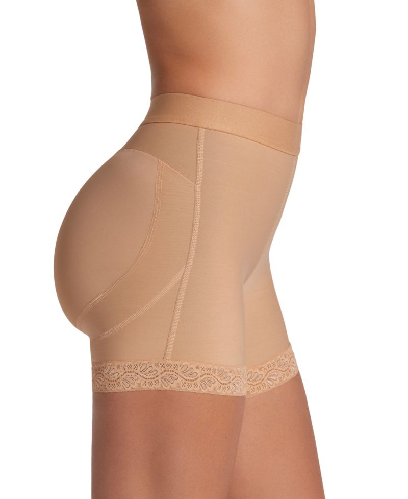 Women's Mid-Rise Sculpting Butt Lifter Shaper Shorts 012983