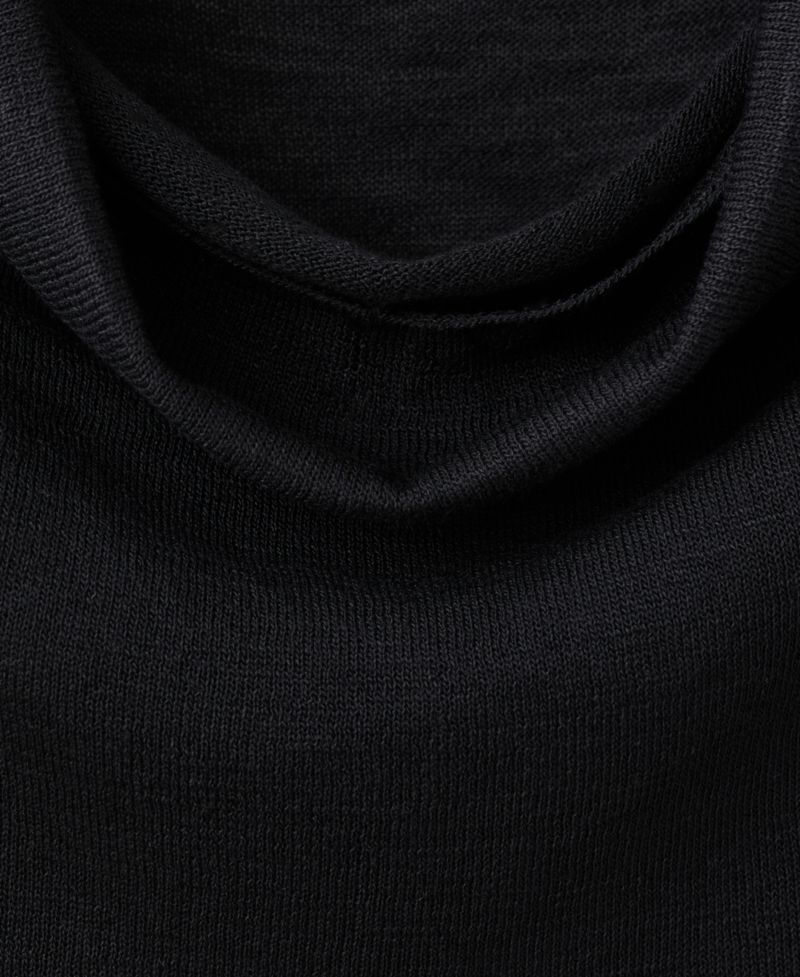 Women's Draped Neck Knitted Sweater