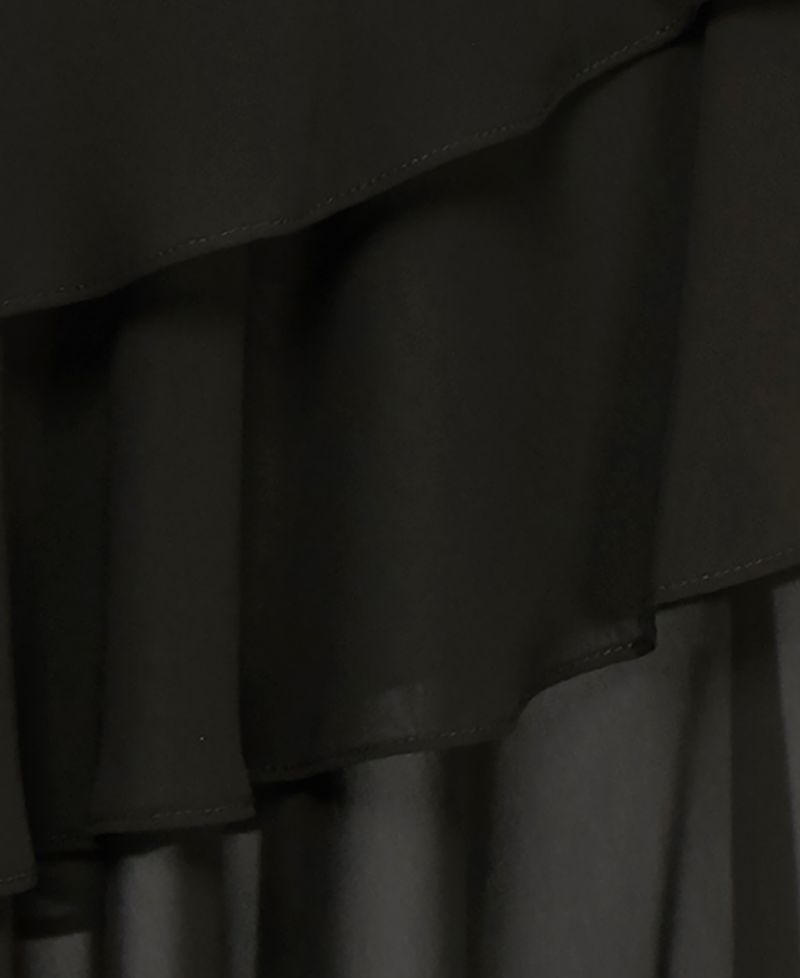 Tiered Chiffon Midi Skirt