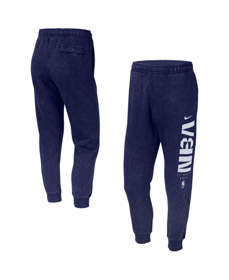 Men's Navy NBA All-World Hoops Club Washed Jogger Pants
