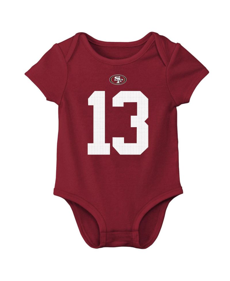 Baby Boys and Girls Brock Purdy Scarlet San Francisco 49ers Player Name & Number Bodysuit