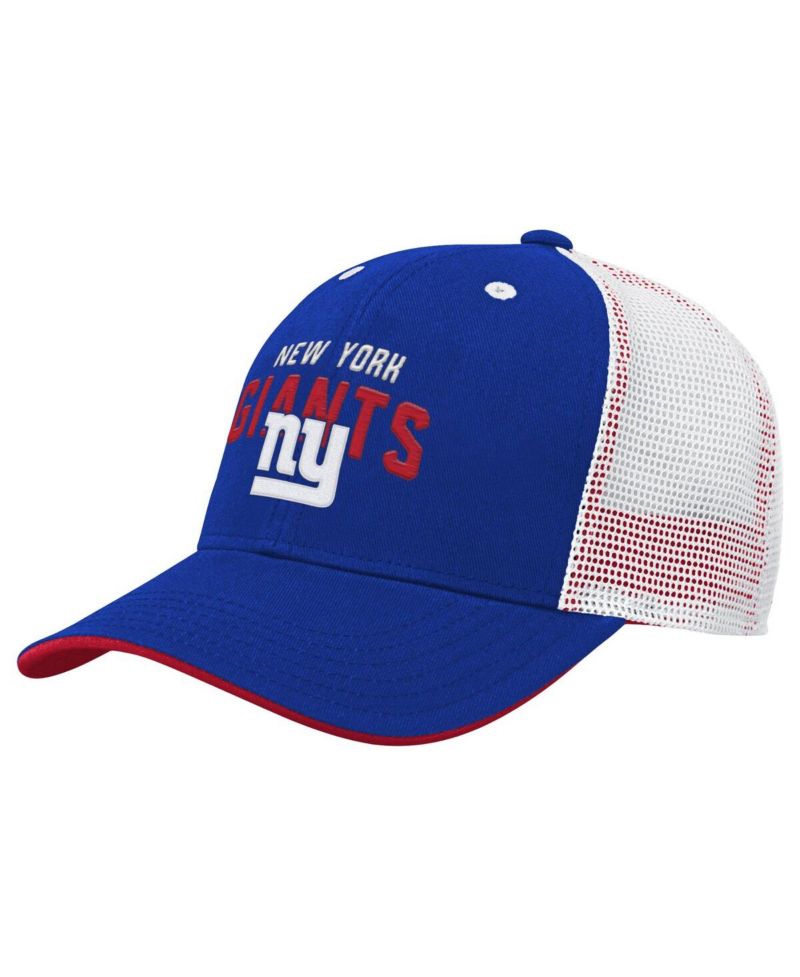 Big Boys and Girls Royal New York Giants Core Lockup Trucker Adjustable Hat