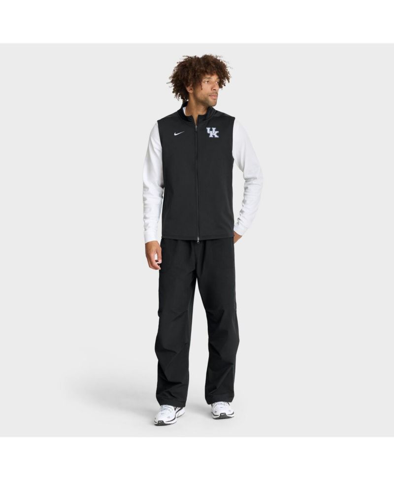 Men's Black Kentucky Wildcats Primetime Victory Performance Full-Zip Vest