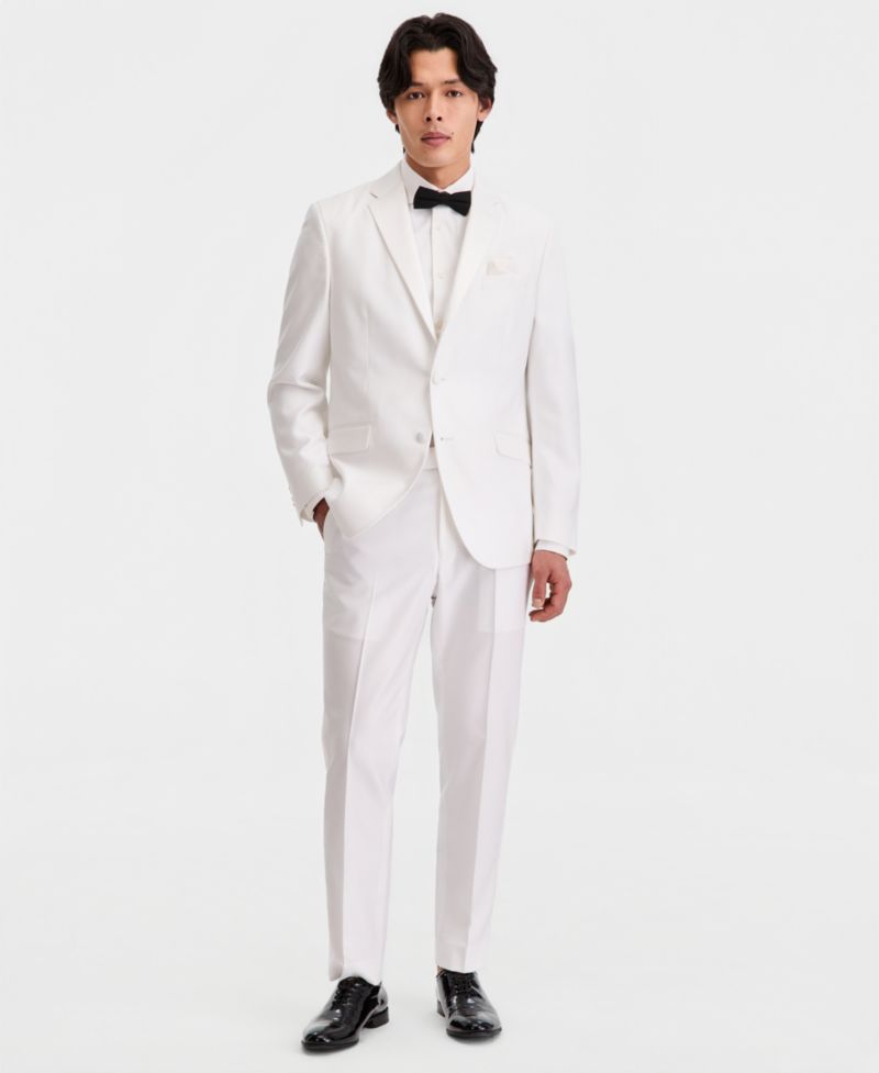 Men's Slim-Fit Satin 2-Piece Tuxedo