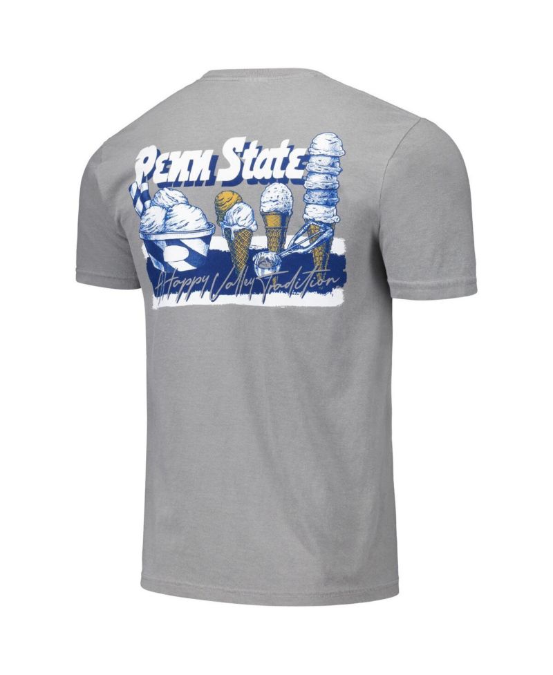 Men's and Women's Gray Penn State Nittany Lions Hyper Local Creamery Checkerboard T-Shirt