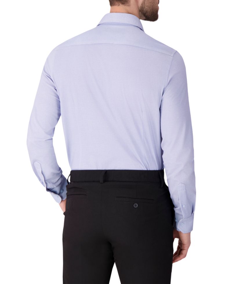 Men's Pin Dot Print Dress Shirt