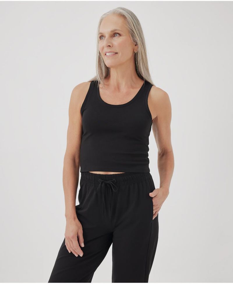 Women's Cotton Cool Stretch Fitted Lounge Tank