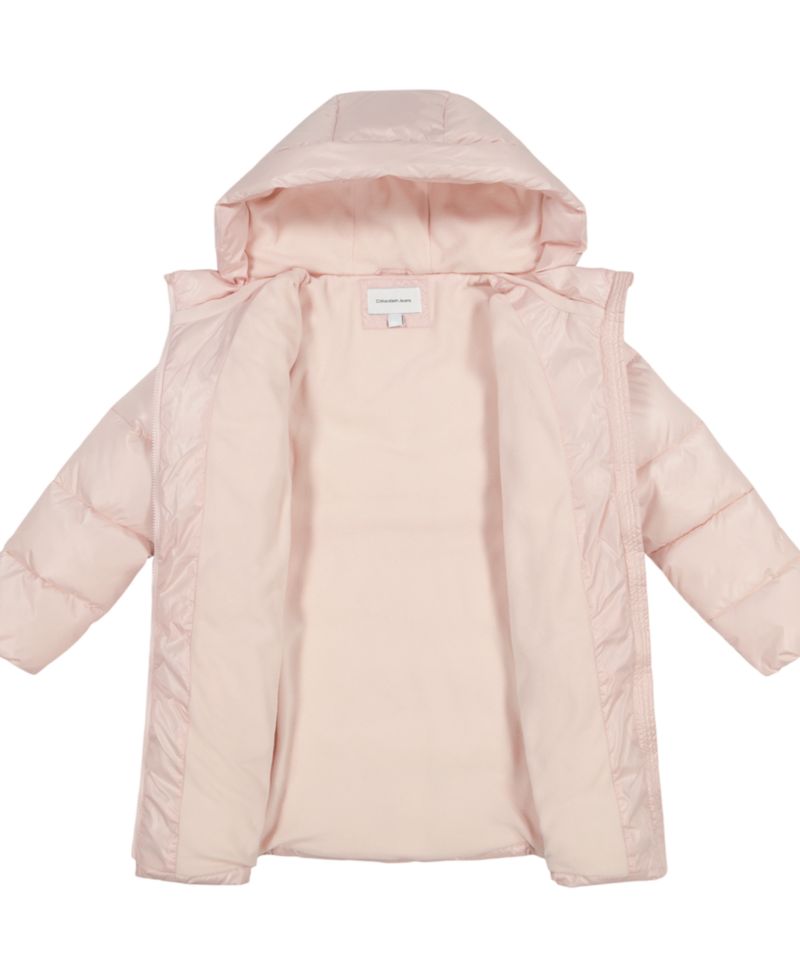 Girls' 7-16 Hooded Neck Puffer Jacket