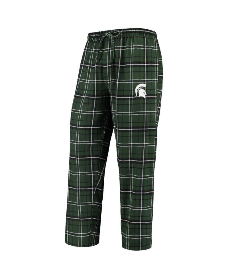 Men's Green/Black Michigan State Spartans Ultimate Flannel Pants