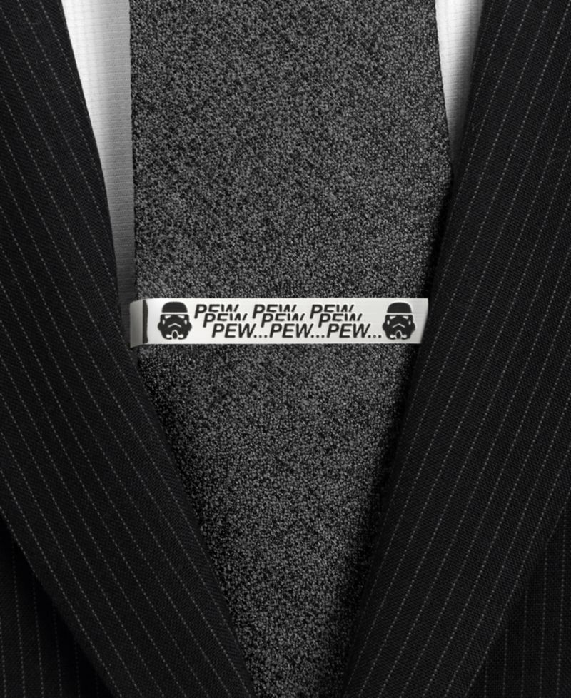 Men's Pew Pew Pew Storm trooper Tie Bar