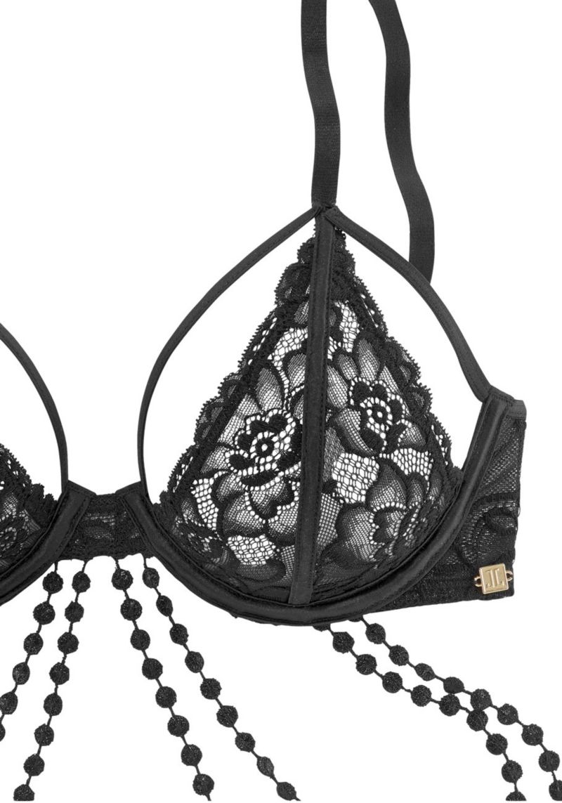 Women's Strappy Lace Underwire Non-Padded Underwire Bra