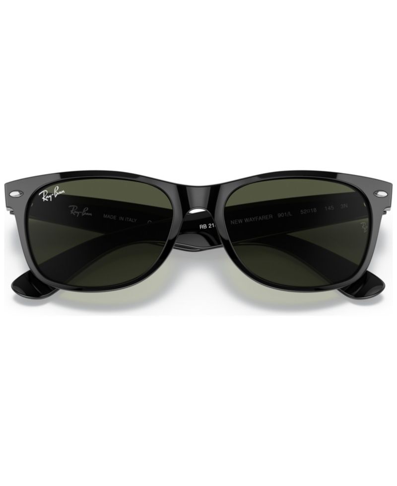 Unisex Low Bridge Fit Sunglasses, RB2132F NEW WAYFARER CLASSIC 55