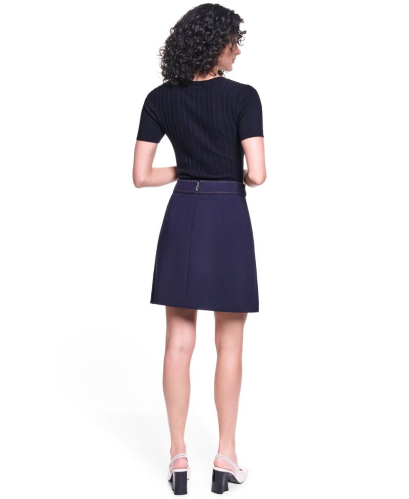 Women's Invisible Zipper Mini Skirt