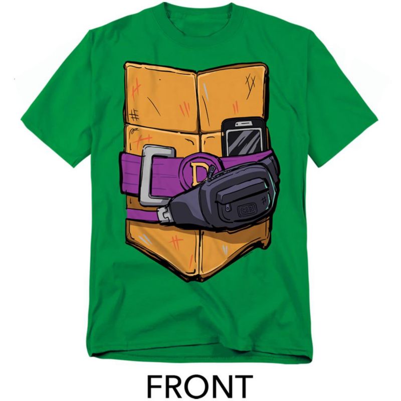 Men's Mayhem Donatello Shell Front Back T-Shirt