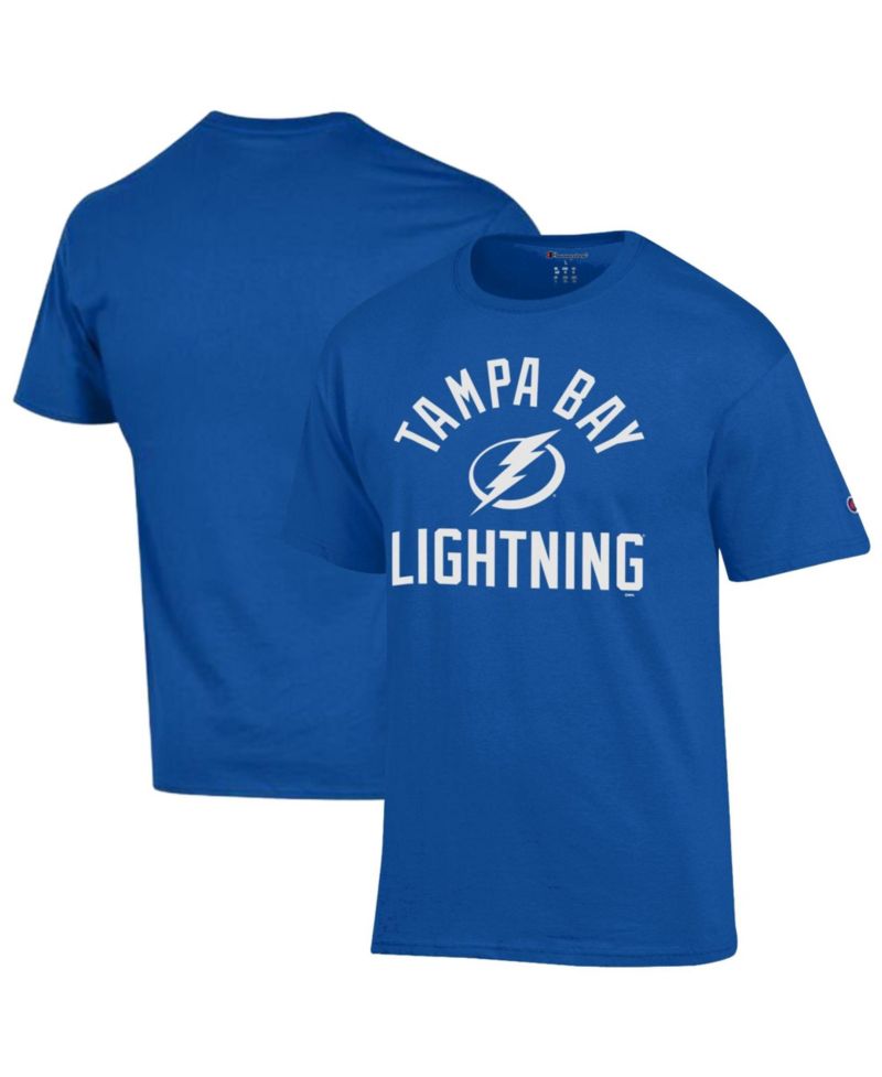 Men's Blue Tampa Bay Lightning Primary Logo Jersey T-Shirt