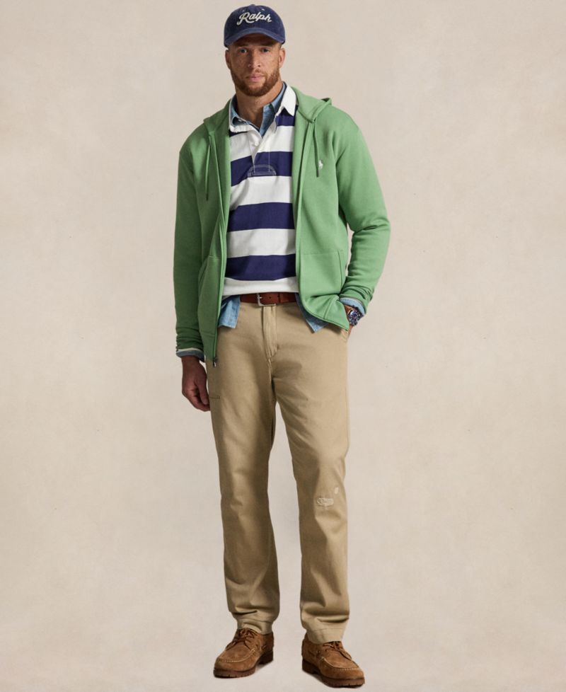 Men's Big & Tall Double-Knit Full-Zip Hoodie