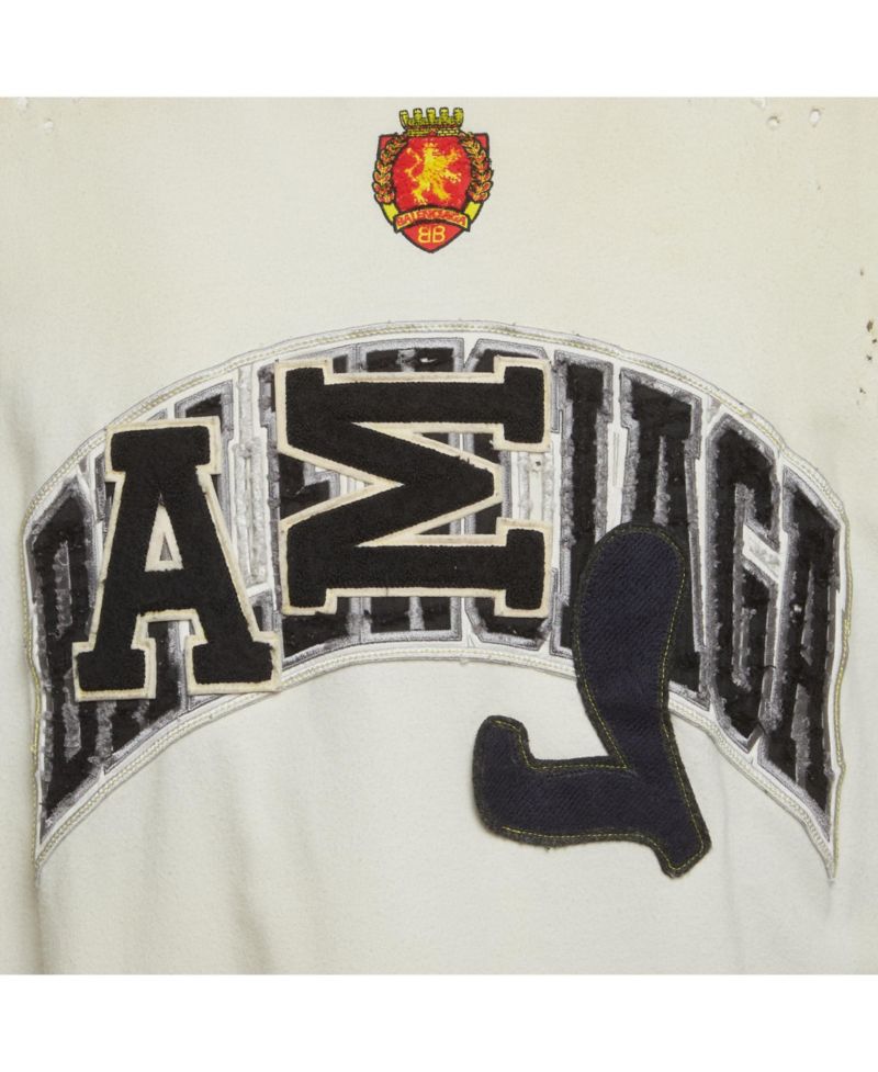 Women's Distressed Logo Applique Skater T-Shirt