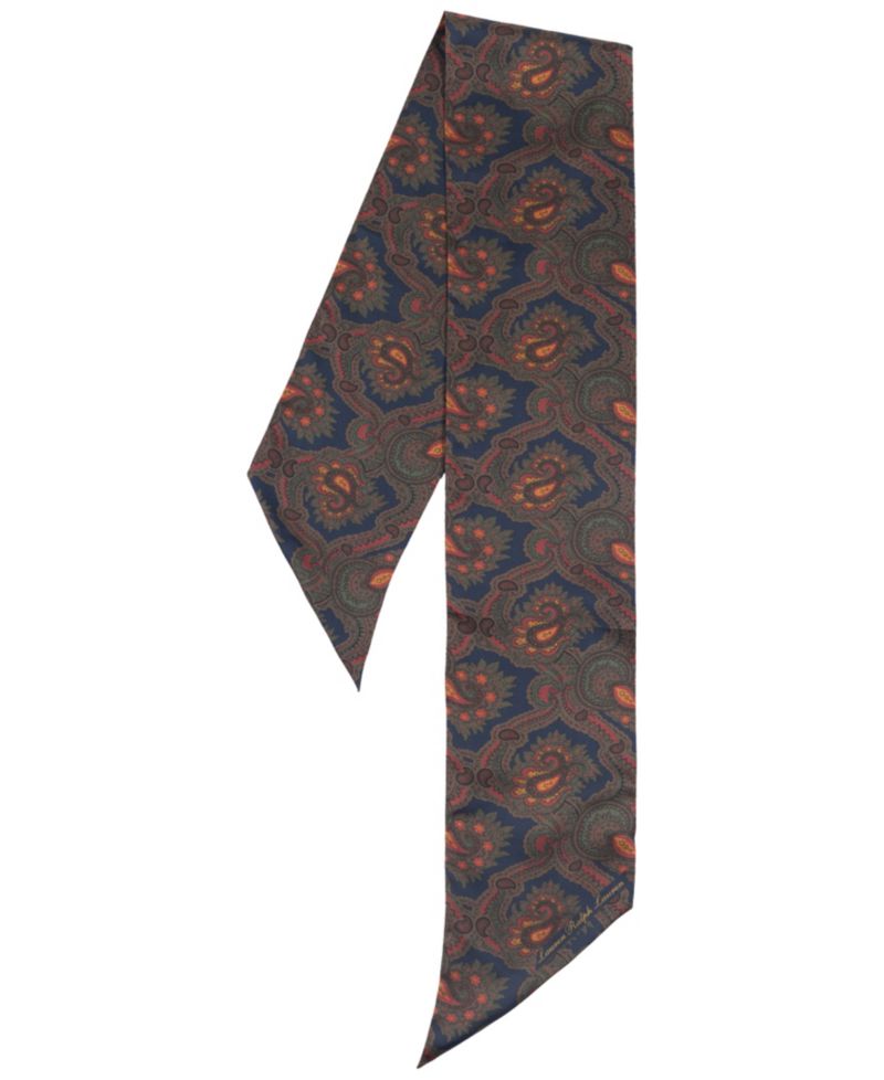 Paisley Skinny Scarf