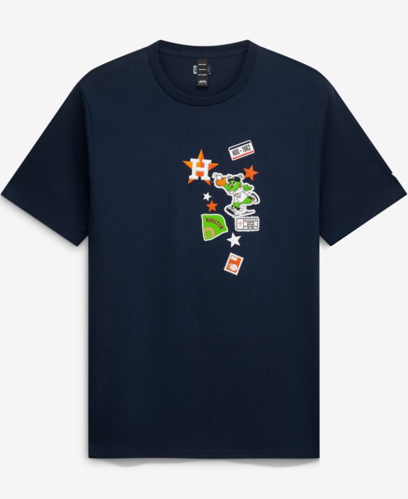 Men's Navy Houston Astros City Patch T-Shirt
