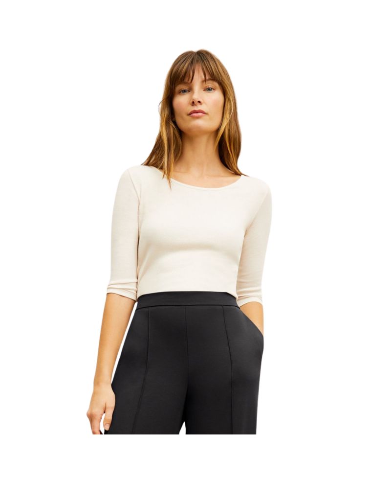 Women's Soyoung T-Shirt - Organic Ribbed Pima Cotton