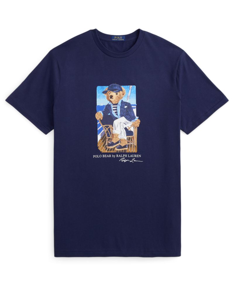 Men's Big & Tall Classic-Fit Polo Bear Jersey T-Shirt
