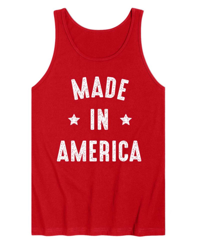 Men's Made In America Sleeveless Graphic Tank Top