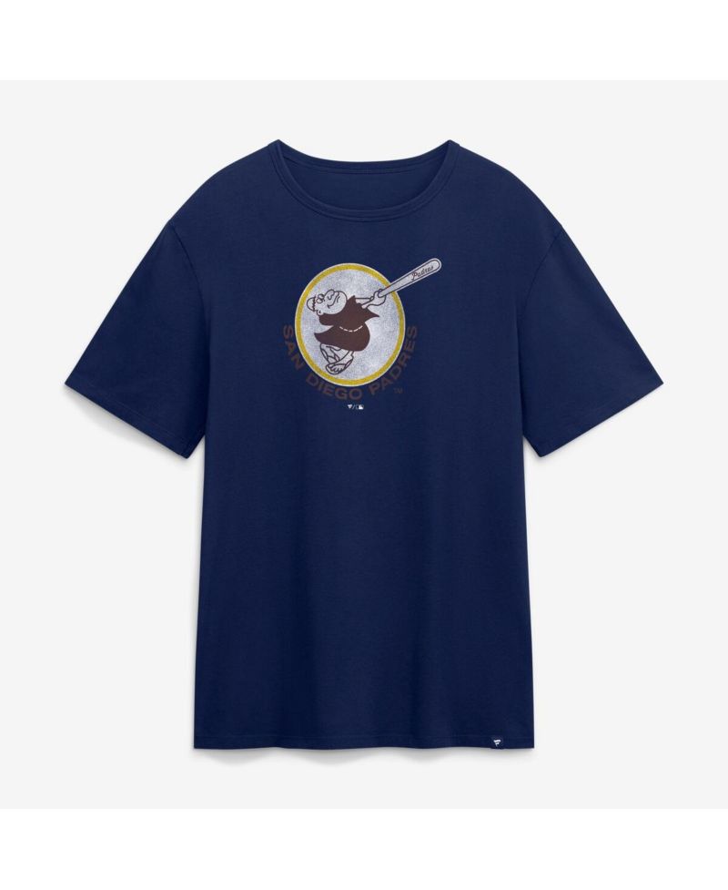 Men's Navy San Diego Padres Vintage Logo Legacy T-Shirt