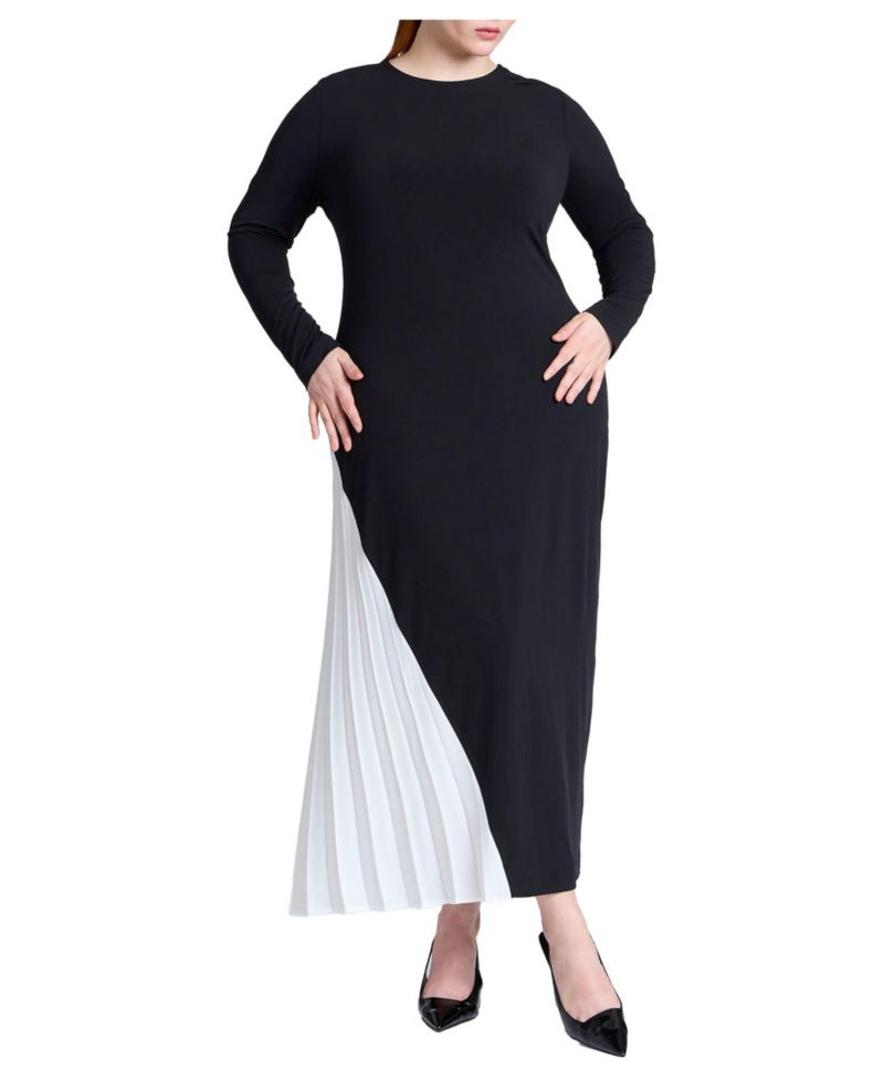 Women's Maxi Dress With Pleat
