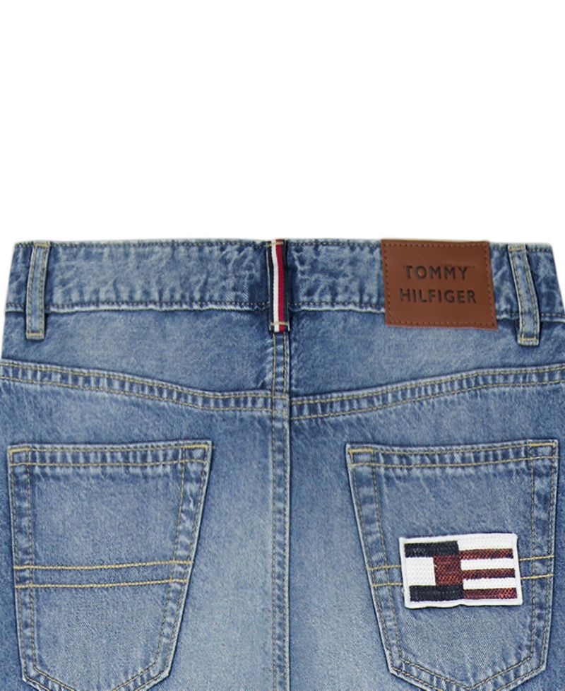 Girls' 7-16 Wide-Leg Jeans